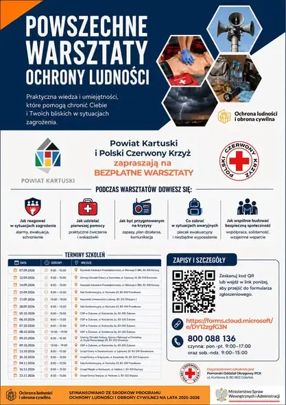 Bezpłatne warsztaty z bezpieczeństwa w Sulęczynie – 26 października