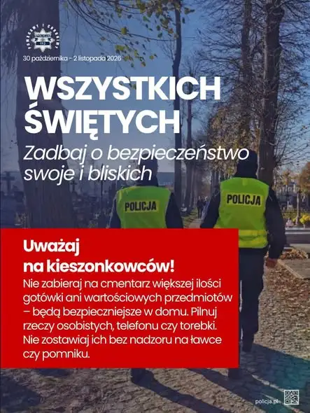 Bezpieczne Wszystkich Świętych: o czym pamiętać przed wizytą na cmentarzu