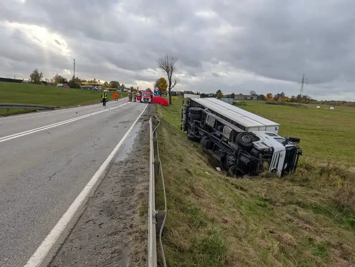 Tragiczny wypadek w Borczu. Nie żyje 70-letni kierowca